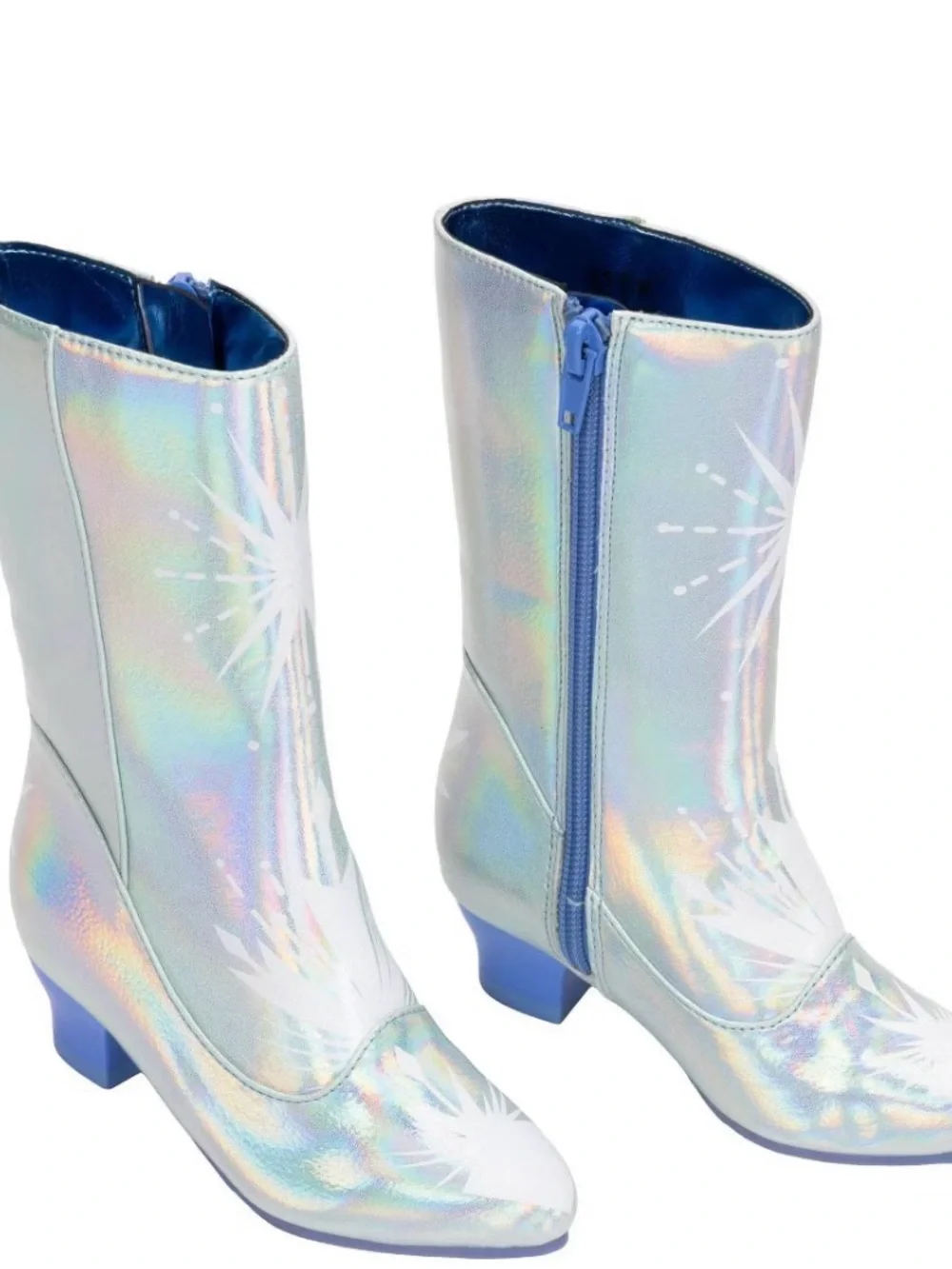 Disney Frozen Iridescent Girls' Dress-Up Boots - Blue Accent